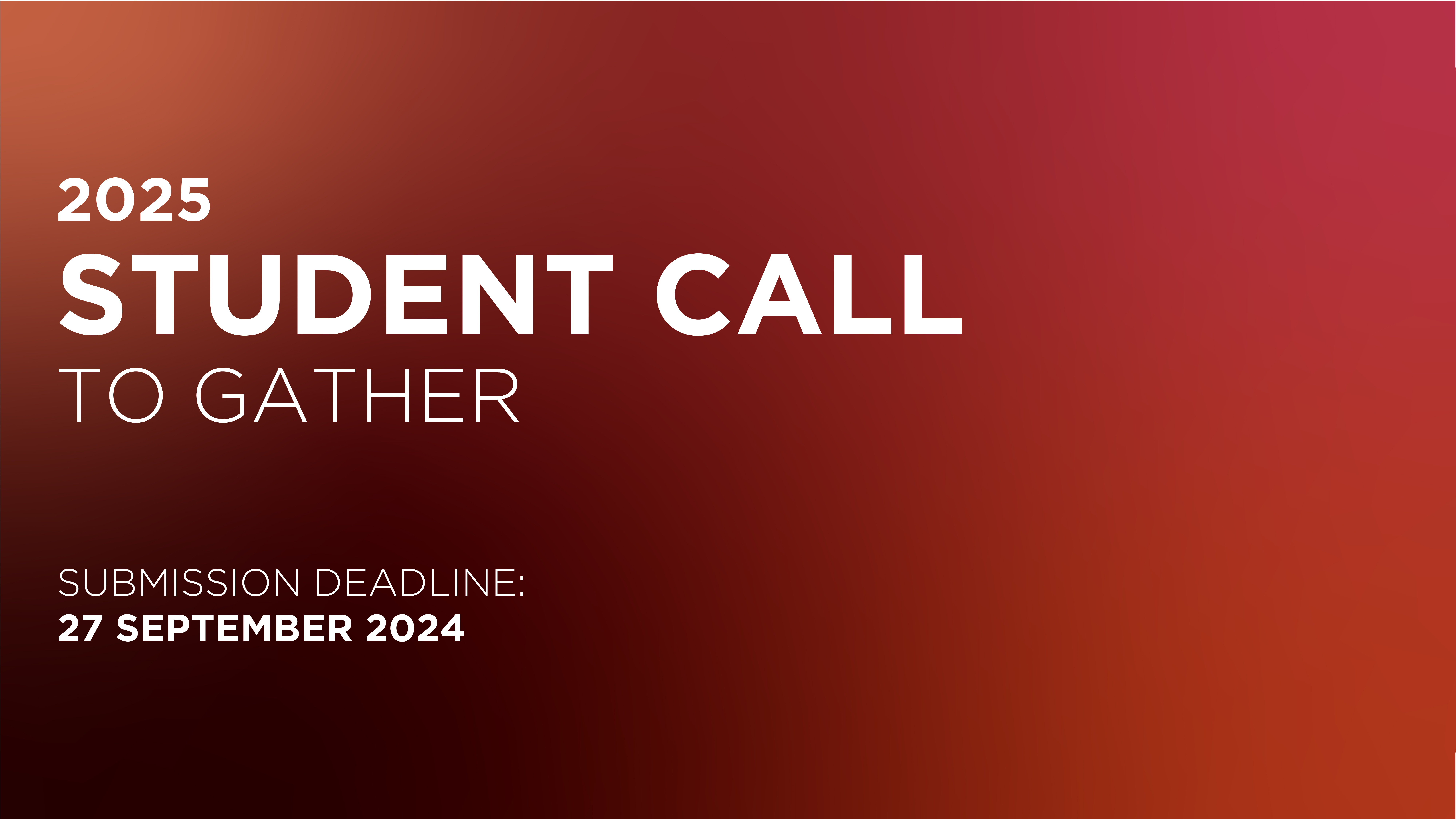 2025 Student Call